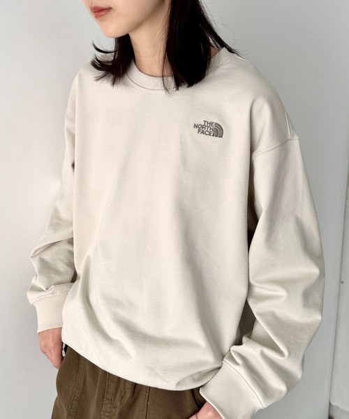 THE NORTH FACE（ザノースフェイス）の「国内未発売  THE NORTH FACE(ザ・ノースフェイス)/ワンポイント ロゴ刺繍 スウェット サイズ展開豊富 大きめサイズあり/M'S CORE SWEATSHIRTS（スウェット・レディース・クリーム/ラベンダー/シルバー/グレー/ブラック/ネイビー・M/XXL/XL/L）」の10枚目の写真