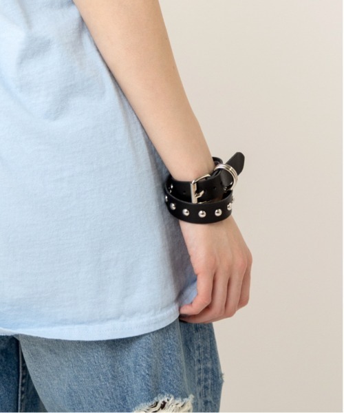 RNA(アールエヌエー)の「E5152 スタッズダブルリストバンド(バングル/リストバンド・レディース・ブラック・FREE)」の22枚目の写真