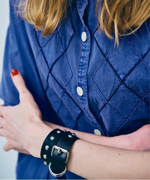 RNA(アールエヌエー)の「E5152 スタッズダブルリストバンド(バングル/リストバンド・レディース・ブラック・FREE)」の19枚目の写真