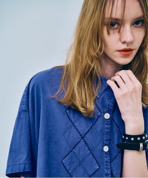 RNA(アールエヌエー)の「E5152 スタッズダブルリストバンド(バングル/リストバンド・レディース・ブラック・FREE)」の17枚目の写真