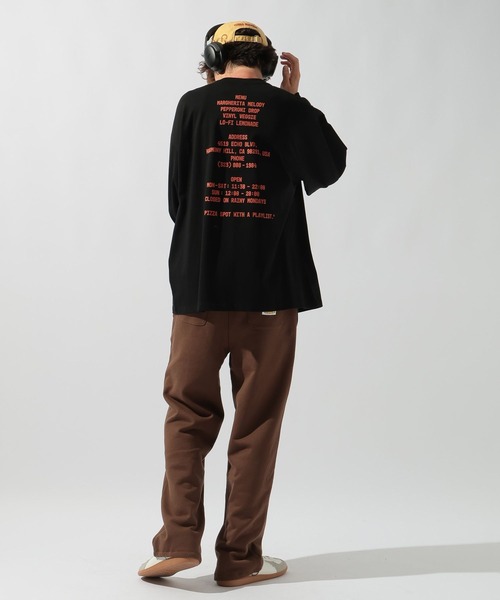 niko and...（ニコアンド）の「【タワーレコード】コラボスウェットパンツ（スウェットパンツ・レディース・ライトグレー/ブラウン・FREE）」の9枚目の写真