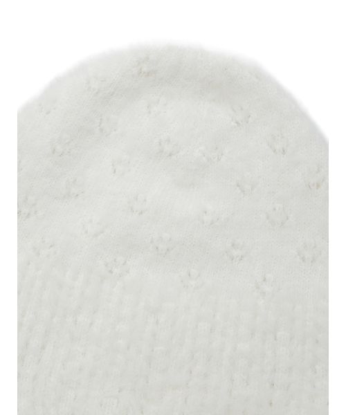 LILY BROWN（リリーブラウン）の「フェザークロシェニット帽（ニットキャップ/ビーニー・レディース・ブラック/ライトブルー/ホワイト・F）」の8枚目の写真