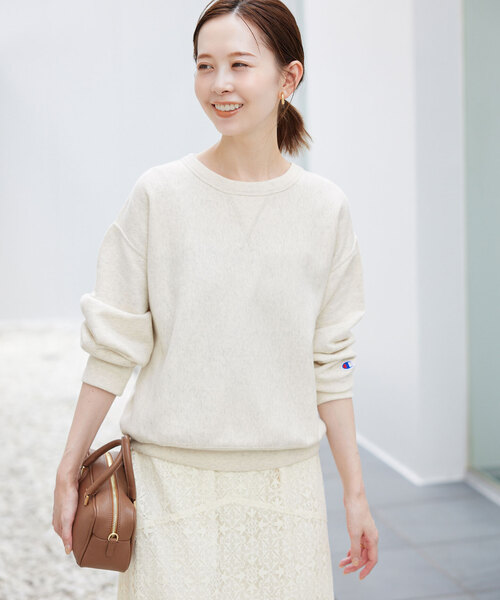 追加2》Champion/チャンピオン SLOBE別注 無地ガゼットスウェット