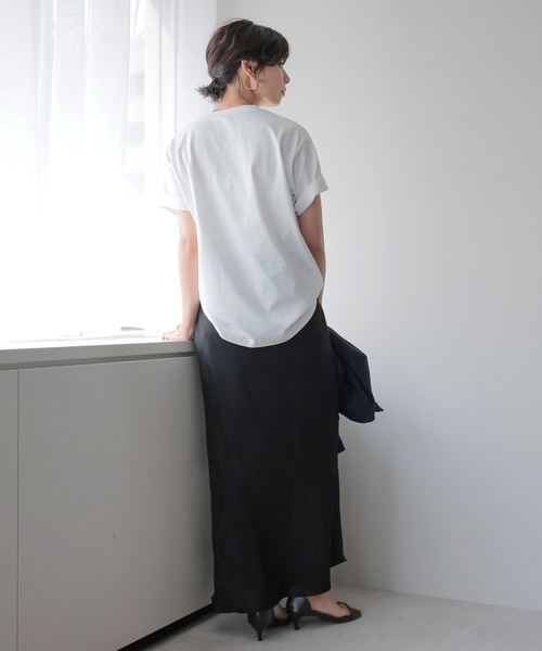 SOTT(ソット)の「Terrace Photo Tee / テラスフォトTシャツ(Tシャツ/カットソー・レディース・チャコールグレー/ブラック/オフホワイト・FREE)」の13枚目の写真