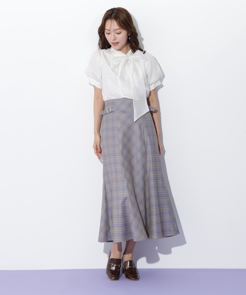 JILL by JILL STUART（ジルバイジルスチュアート）の「◇バルーンスリーブボウタイブラウス（シャツ/ブラウス・レディース・ホワイト/ブラック/ピンク・FREE）」の10枚目の写真