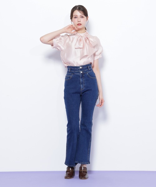 JILL by JILL STUART（ジルバイジルスチュアート）の「◇バルーンスリーブボウタイブラウス（シャツ/ブラウス・レディース・ホワイト/ブラック/ピンク・FREE）」の18枚目の写真