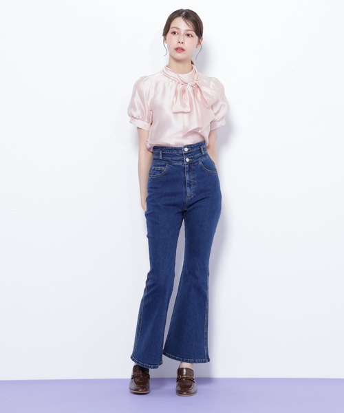 JILL by JILL STUART（ジルバイジルスチュアート）の「◇バルーンスリーブボウタイブラウス（シャツ/ブラウス・レディース・ホワイト/ブラック/ピンク・FREE）」の19枚目の写真