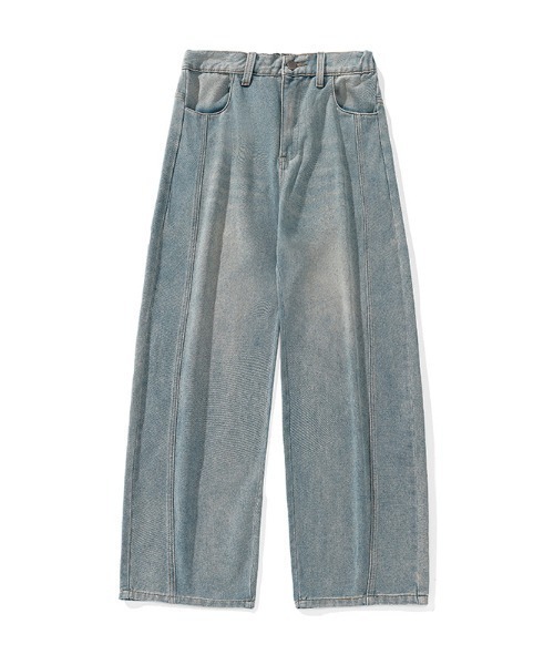 REBALANCE（リバランス）の「レトロワイドデニムパンツ_メンズ（デニムパンツ・メンズ・B/D/C/A・X-LARGE/LARGE/MEDIUM）」の5枚目の写真