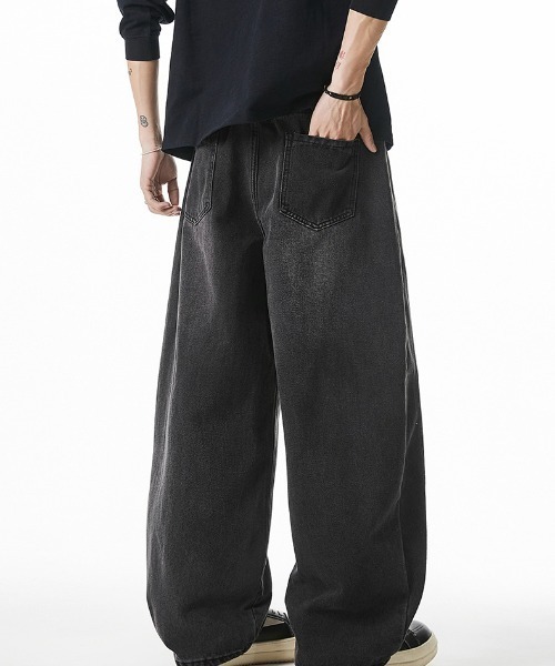 REBALANCE（リバランス）の「レトロワイドデニムパンツ_メンズ（デニムパンツ・メンズ・B/D/C/A・X-LARGE/LARGE/MEDIUM）」の15枚目の写真