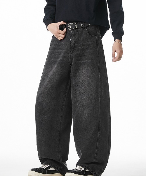 REBALANCE（リバランス）の「レトロワイドデニムパンツ_メンズ（デニムパンツ・メンズ・B/D/C/A・X-LARGE/LARGE/MEDIUM）」の16枚目の写真