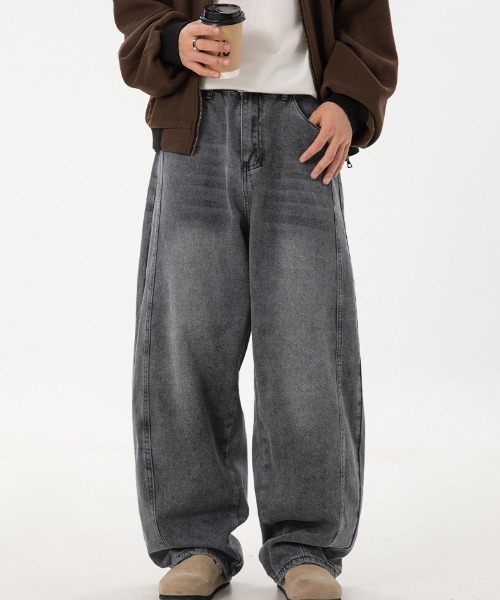 REBALANCE（リバランス）の「レトロワイドデニムパンツ_メンズ（デニムパンツ・メンズ・B/D/C/A・X-LARGE/LARGE/MEDIUM）」の20枚目の写真
