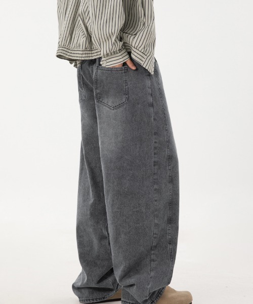 REBALANCE（リバランス）の「レトロワイドデニムパンツ_メンズ（デニムパンツ・メンズ・B/D/C/A・X-LARGE/LARGE/MEDIUM）」の21枚目の写真