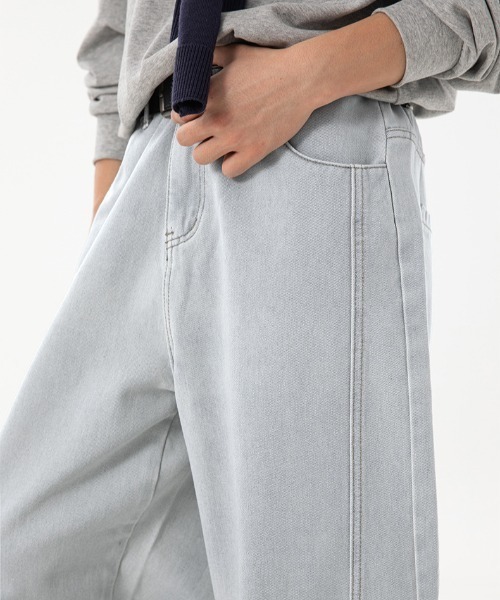 REBALANCE（リバランス）の「レトロワイドデニムパンツ_メンズ（デニムパンツ・メンズ・B/D/C/A・X-LARGE/LARGE/MEDIUM）」の22枚目の写真