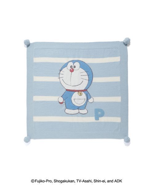 gelato pique（ジェラートピケ）の「【ドラえもん】【キッズ】ジャガードブランケット（ブランケット・キッズ・ブルー/ピンク・F）」の3枚目の写真