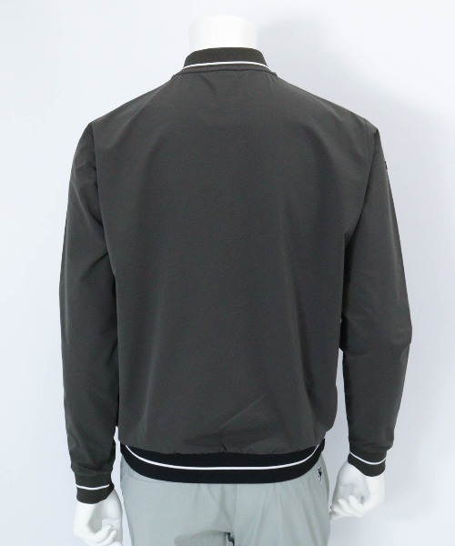 archivio(アルチビオ)の「<MENS>【メンズ】ハーフジップリブ切替プルオーバー(スウェット・メンズ・ブラック/イエロー/グレー・LL/M/L)」の4枚目の写真