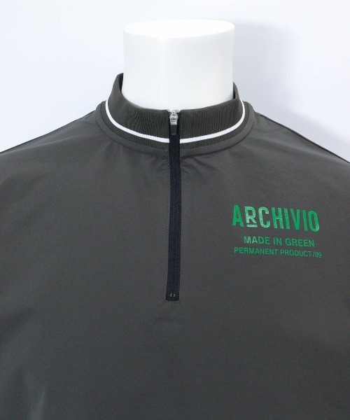 archivio(アルチビオ)の「<MENS>【メンズ】ハーフジップリブ切替プルオーバー(スウェット・メンズ・ブラック/イエロー/グレー・LL/M/L)」の5枚目の写真