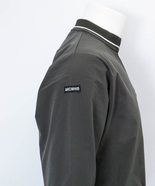 archivio(アルチビオ)の「<MENS>【メンズ】ハーフジップリブ切替プルオーバー(スウェット・メンズ・ブラック/イエロー/グレー・LL/M/L)」の10枚目の写真