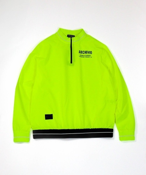 archivio(アルチビオ)の「<MENS>【メンズ】ハーフジップリブ切替プルオーバー(スウェット・メンズ・ブラック/イエロー/グレー・LL/M/L)」の13枚目の写真