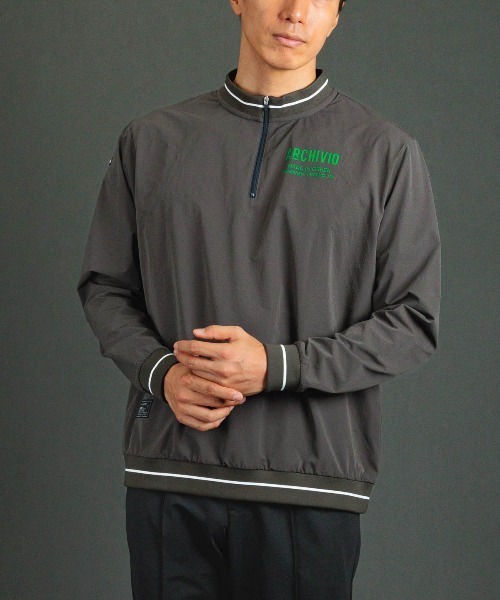 archivio(アルチビオ)の「<MENS>【メンズ】ハーフジップリブ切替プルオーバー(スウェット・メンズ・ブラック/イエロー/グレー・LL/M/L)」の15枚目の写真