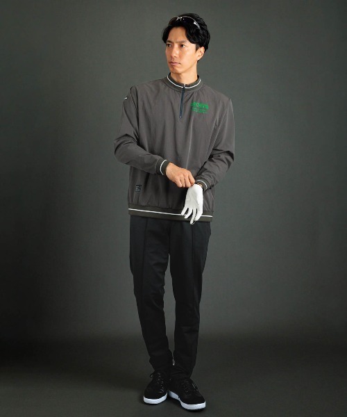 archivio(アルチビオ)の「<MENS>【メンズ】ハーフジップリブ切替プルオーバー(スウェット・メンズ・ブラック/イエロー/グレー・LL/M/L)」の19枚目の写真