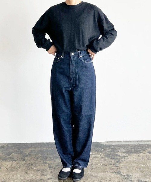 HARVESTY / ハーベスティー BIG CLASSICAL DENIM PANTS ONE WASH