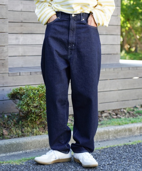 HARVESTY / ハーベスティー BIG CLASSICAL DENIM PANTS ONE WASH