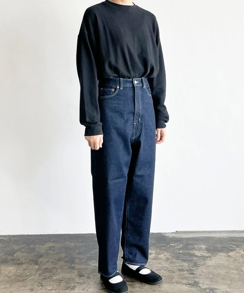 HARVESTY / ハーベスティー BIG CLASSICAL DENIM PANTS ONE WASH