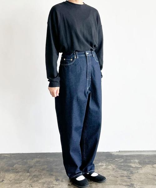 HARVESTY / ハーベスティー BIG CLASSICAL DENIM PANTS ONE WASH