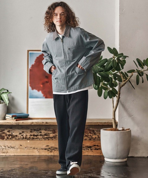 LAZOーM1 セール】mj10976- スイングトップダックジャケット(25160CM)（ブルゾン