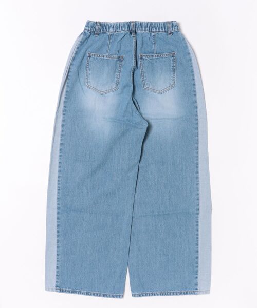 Cepica(セピカ)の「サイドラインデニムパンツ(デニムパンツ・レディース・ブルー・FREE)」の2枚目の写真