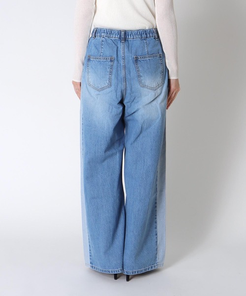 Cepica(セピカ)の「サイドラインデニムパンツ(デニムパンツ・レディース・ブルー・FREE)」の3枚目の写真