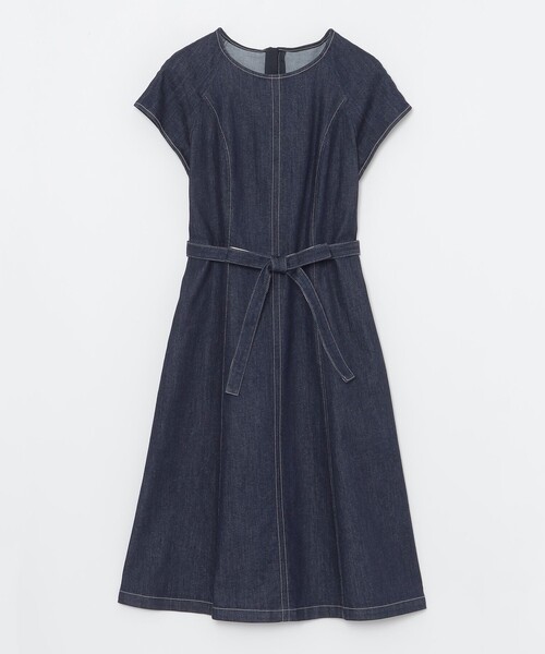 BLUE LABEL CRESTBRIDGE(ブルーレーベルクレストブリッジ)の「ライトデニムドレス(ワンピース・レディース・ネイビー/ブルー系その他4・40/36/38)」の14枚目の写真