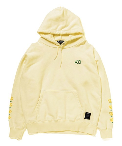 430（フォーサーティ）の「mpa3897-NF LOVE ME? LOVE ME NOT? P-O PARKA パーカー(25-184)（パーカー・メンズ・グレー/イエロー系その他/ブラック/ホワイト/グリーン・3/2/1/0）」の9枚目の写真