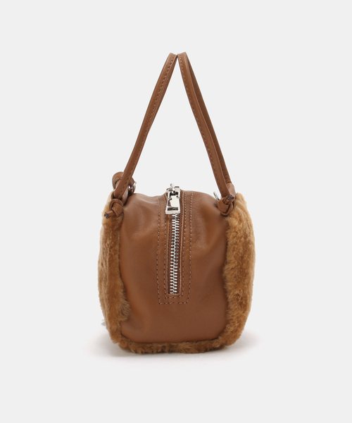 marco masi（マルコマージ）の「MARCO MASI/マルコマージ COMBI MINI（ハンドバッグ・レディース・キャメル/ウッド・FREE）」の3枚目の写真