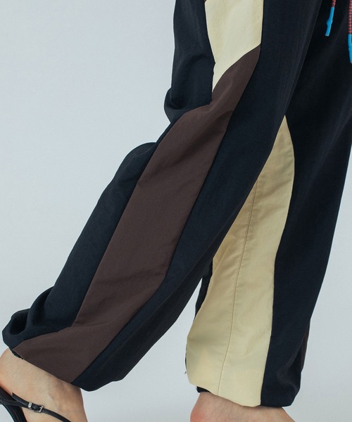 ROSE BUD(ローズバッド)の「(mici)MIX COLOR DRAWSTRING PANT(その他パンツ・レディース・ブラック/バーガンディー・S/M)」の7枚目の写真