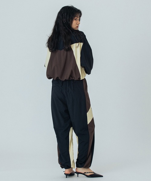 ROSE BUD(ローズバッド)の「(mici)MIX COLOR DRAWSTRING PANT(その他パンツ・レディース・ブラック/バーガンディー・S/M)」の12枚目の写真