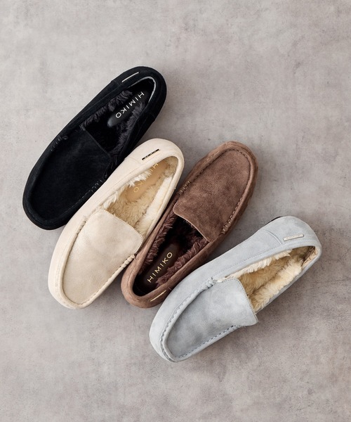 HIMIKO（ヒミコ）の「【HIMIKO】【撥水】ふわふわモカシン/651319（モカシン/デッキシューズ・レディース・ブラック/ダークブラウン/ブルー/ゴールド/イエロー・24.0cm/23.5cm/23.0cm/22.5cm/22.0cm/25.0cm/24.5cm/26.0cm/26.5cm/21.5cm/25.5cm）」の12枚目の写真