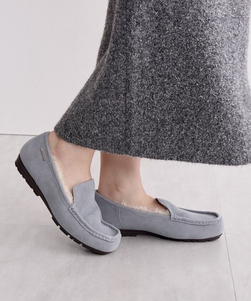 HIMIKO（ヒミコ）の「【HIMIKO】【撥水】ふわふわモカシン/651319（モカシン/デッキシューズ・レディース・ブラック/ダークブラウン/ブルー/ゴールド/イエロー・24.0cm/23.5cm/23.0cm/22.5cm/22.0cm/25.0cm/24.5cm/26.0cm/26.5cm/21.5cm/25.5cm）」の22枚目の写真