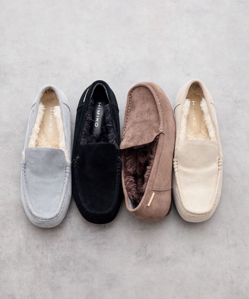 HIMIKO（ヒミコ）の「【HIMIKO】【撥水】ふわふわモカシン/651319（モカシン/デッキシューズ・レディース・ブラック/ダークブラウン/ブルー/ゴールド/イエロー・24.0cm/23.5cm/23.0cm/22.5cm/22.0cm/25.0cm/24.5cm/26.0cm/26.5cm/21.5cm/25.5cm）」の10枚目の写真