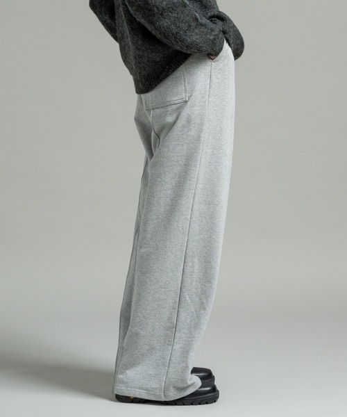 CASPER JOHN(キャスパージョン)の「Tuck sweat pants / タックスウェットパンツ(スウェットパンツ・メンズ・グレー/チャコールグレー/ブラック・LARGE/MEDIUM/SMALL/X-SMALL)」の13枚目の写真
