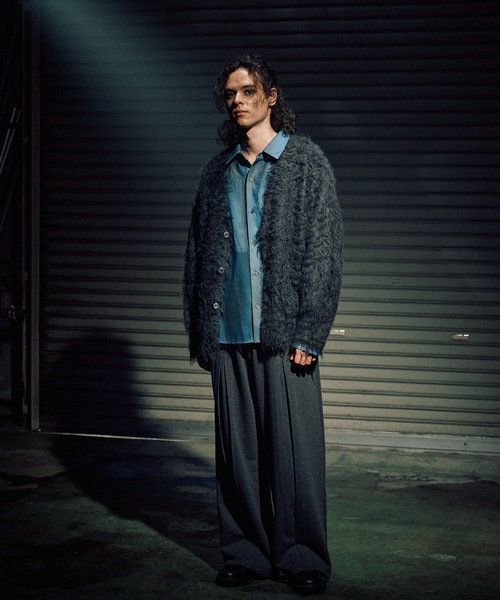 CASPER JOHN(キャスパージョン)の「Tuck sweat pants / タックスウェットパンツ(スウェットパンツ・メンズ・グレー/チャコールグレー/ブラック・LARGE/MEDIUM/SMALL/X-SMALL)」の9枚目の写真