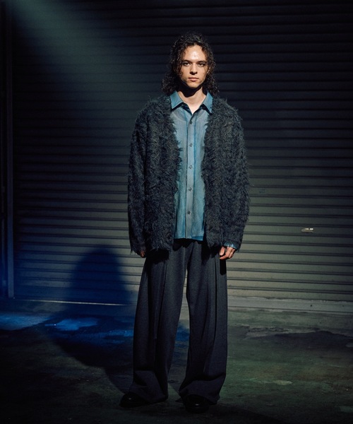 CASPER JOHN(キャスパージョン)の「Tuck sweat pants / タックスウェットパンツ(スウェットパンツ・メンズ・グレー/チャコールグレー/ブラック・LARGE/MEDIUM/SMALL/X-SMALL)」の8枚目の写真