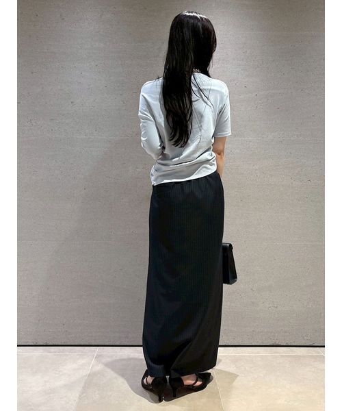 LILY BROWN（リリーブラウン）の「ドレープオフショルカットソー（Tシャツ/カットソー・レディース・ブラック/ブルー/ホワイト・F）」の10枚目の写真