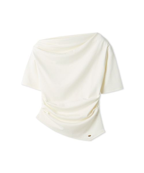 LILY BROWN（リリーブラウン）の「ドレープオフショルカットソー（Tシャツ/カットソー・レディース・ブラック/ブルー/ホワイト・F）」の12枚目の写真