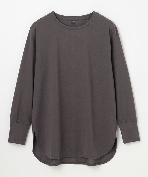 ANY(エニィ)の「シャツテールロングスリーブTシャツ(Tシャツ/カットソー・レディース・ホワイト系/グレー系/ベージュ系2・MEDIUM/LARGE)」の18枚目の写真