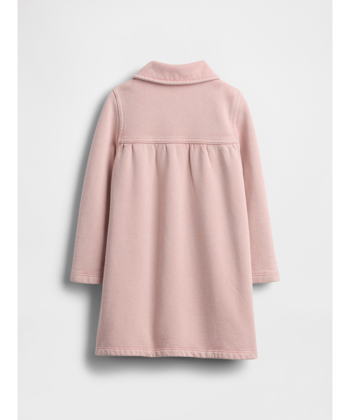 GAP(ギャップ)の「ヴィンテージソフト ハーフジップ ワンピース (幼児・ベビー)(ワンピース・キッズ・ピンク/ブルー・80cm/90cm/100cm/110cm/70cm/95cm/105cm)」の6枚目の写真