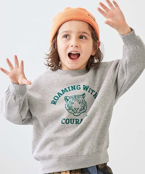 セール】デビラボ×【アニマルカレッジ】 裏起毛 BIGシルエット