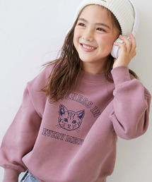 スウェット（ピンク/桃色系・前面プリント）ファッション通販