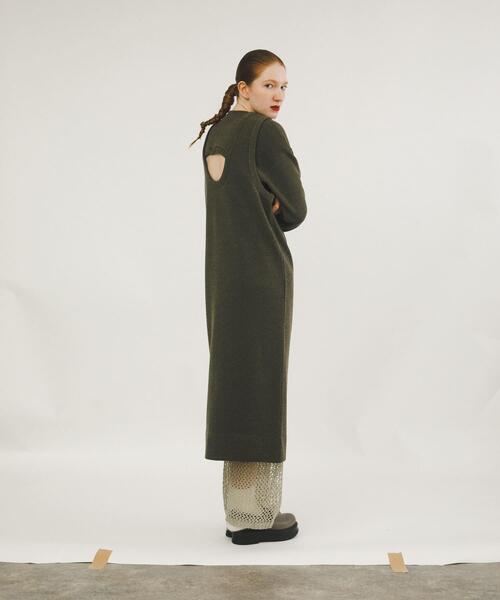 ワンピース epine U cut layered onepiece epine U cut layered onepiece レディース