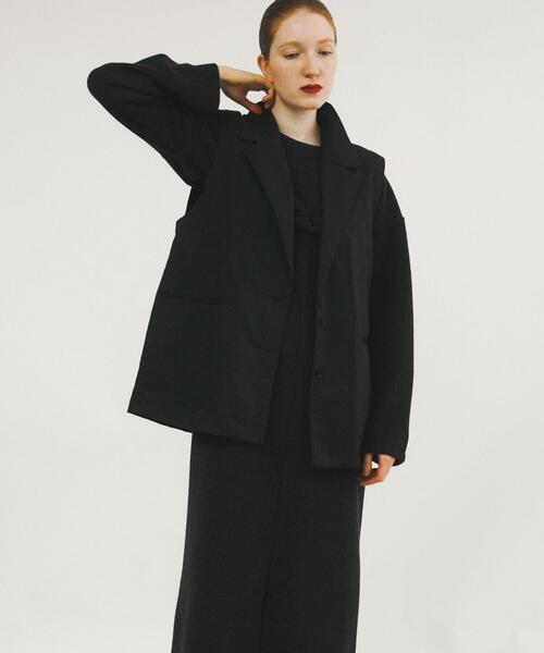 LAATO（ラート）の「layered one piece（ワンピース・レディース・ライトカーキ/ブラック・FREE）」の22枚目の写真